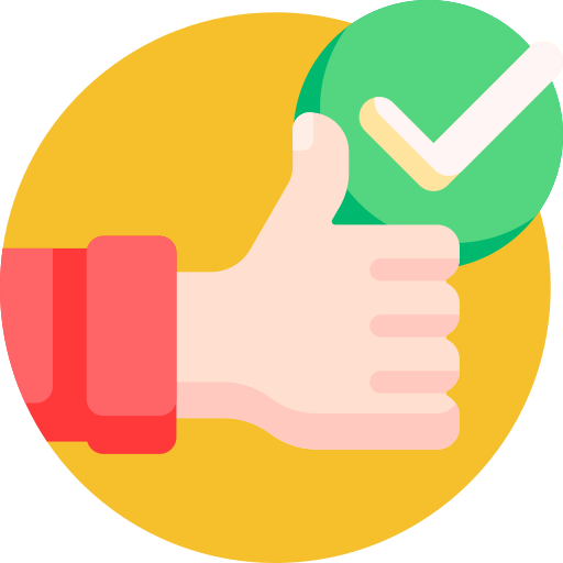 Ícono de pulgares arriba